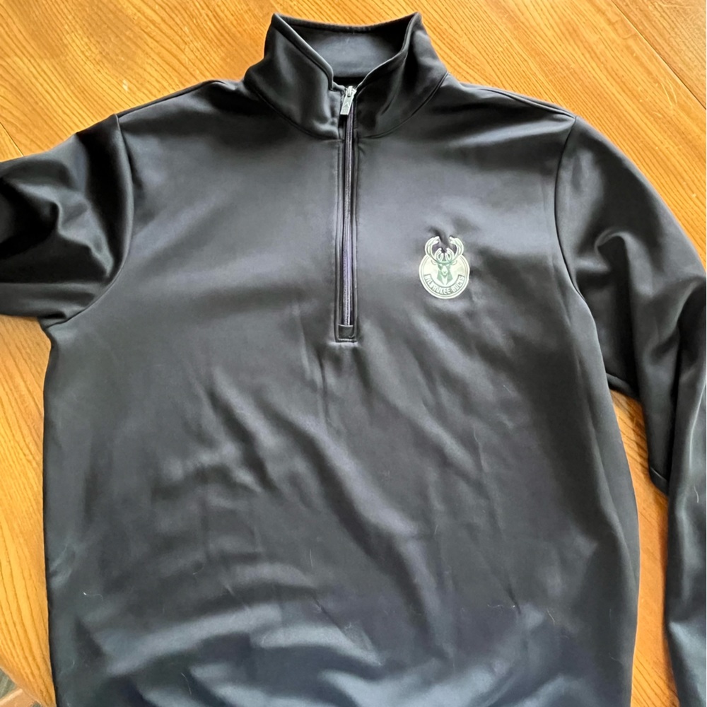 Antigua NBA Milwaukee Bucks 1/4 Zip
